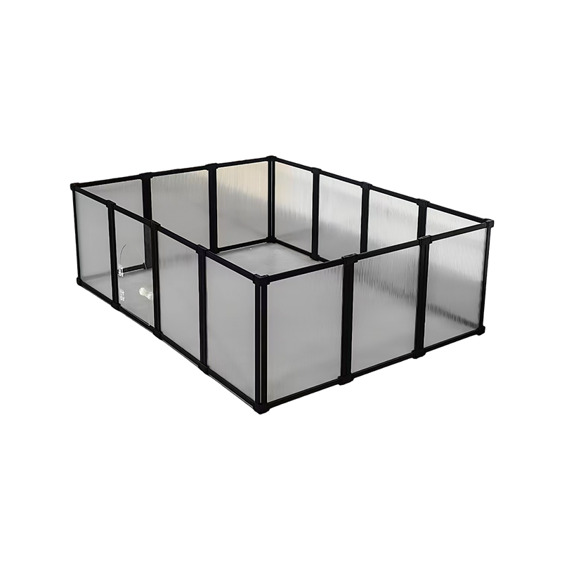 Leichter Katzen- und Hundezaun aus Acryl aus Aluminiumlegierung